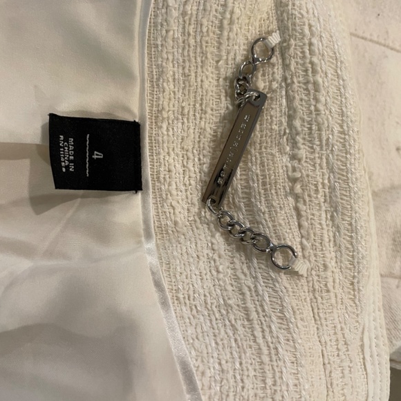 White Lace Military Jacket - Picture 6 of 7